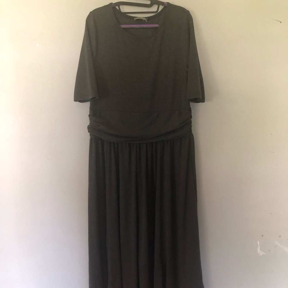 Grey Midi Dress